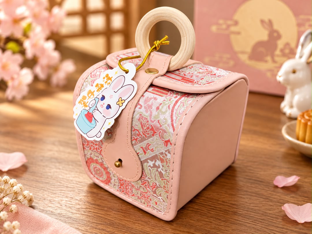 Mini mooncake gift set angle view