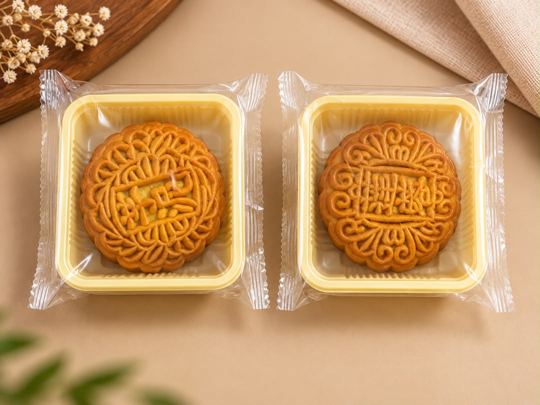 Mini mooncake yam and lotus choices
